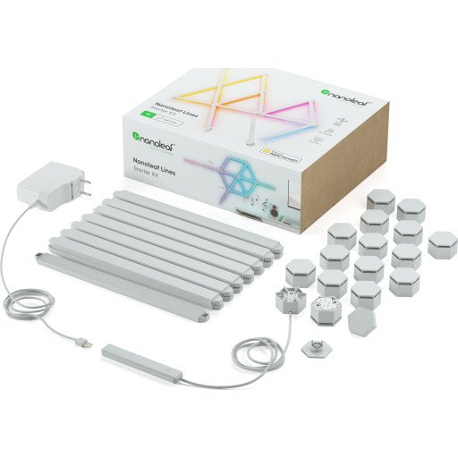 Nanoleaf Lines Starter Kit - Lysstang - LED - 16 millioner farger