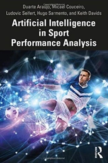 Artificial Intelligence In Sport Performance Analysis Av Duarte (Technical University Of Lisbon Po Araujo