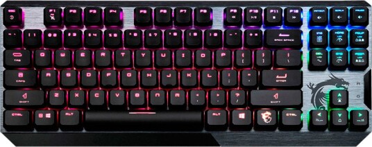 MSI Vigor GK50 Low Profile RGB Mekanisk Tastatur 1,8m