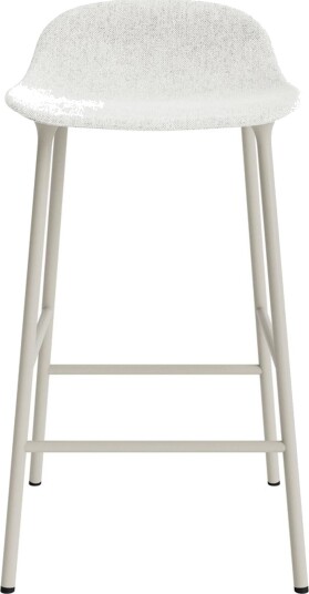 Normann Copenhagen Form Barkrakk 65 cm Polstret Gruppe 5 Lysegrå/Stål