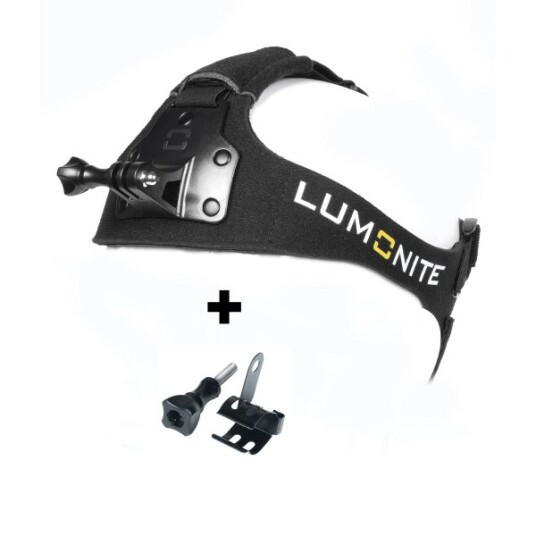 Pannebånd LUMONITE Ergo V2 Pannebånd + Backup feste