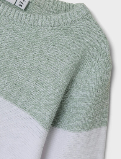 name it Nkmvohan Ls Knit Green 116