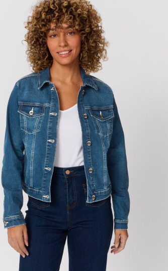 Cream Lisa Denim Jacket - Blue - 46 Cream Lisa Denim Jacket - Blue - 46