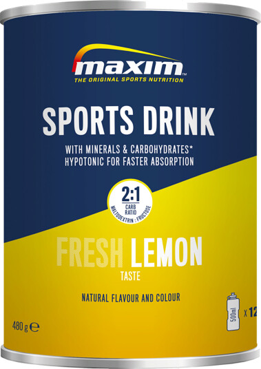 Maxim Sports Drikk 480g 480g Sitron Maxim Sports Drikk 480g 480g Sitron