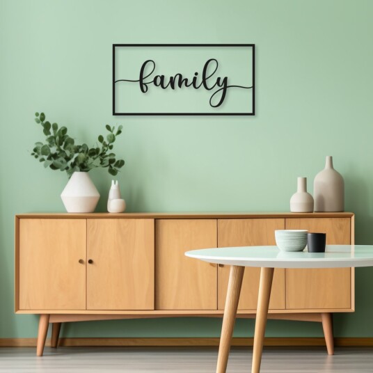 Family quote veggdekor Family quote veggdekor