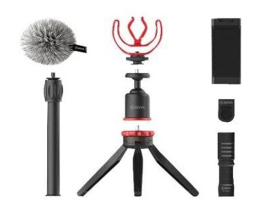 Boya BY-VG330 Vlogging Kit med Kondensatormikrofon for Smarttelefon Boya BY-VG330 Vlogging Kit med Kondensatormikrofon for Smarttelefon