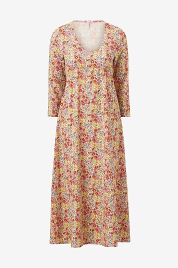Only - Kjole onlHillary 7/8 Long V-neck Dress - Gul