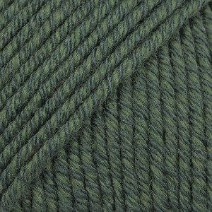 Drops Cotton Merino Garn Unicolor 22 Mørk Grønn Drops Cotton Merino Garn Unicolor 22 Mørk Grønn