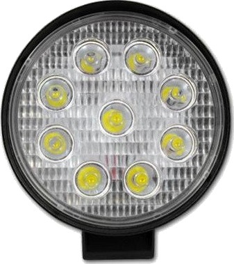 27W LED, 12V/24V - Kald hvit, bil, lastebil, traktor, tilhenger, utrykningskjøretøy, arbeidslampe 27W LED, 12V/24V - Kald hvit, bil, lastebil, traktor, tilhenger, utrykningskjøretøy, arbeidslampe