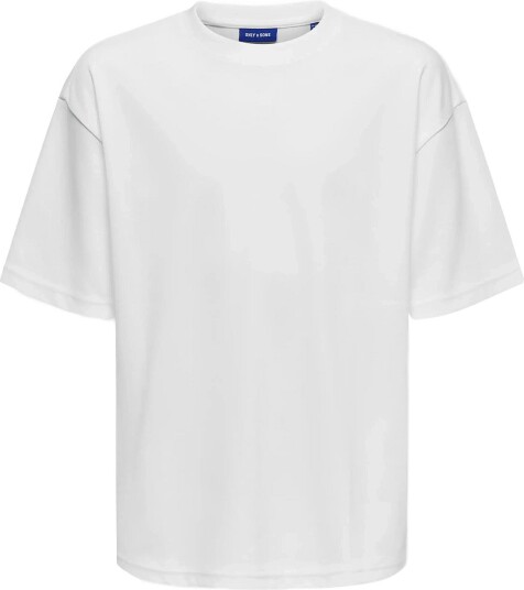 ONLY & SONS Osjcaspian Airflex Boxy Ss Tee Noos - WHITE - 122-128