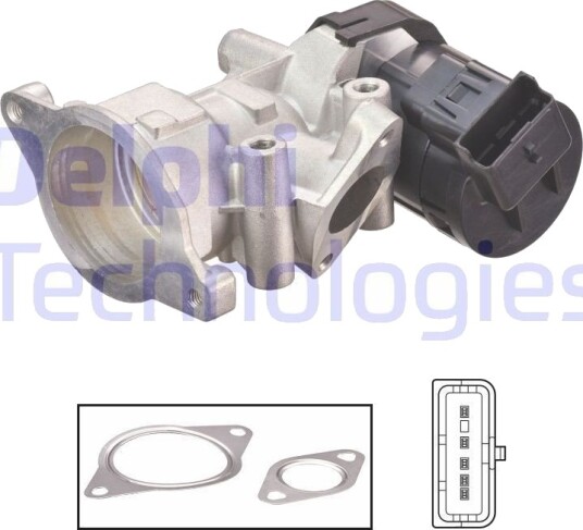 DELPHI EG10591-12B1 EGR-ventil