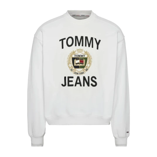 Tommy Jeans Herre Gensere & Hettegensere Hvit 2XL
