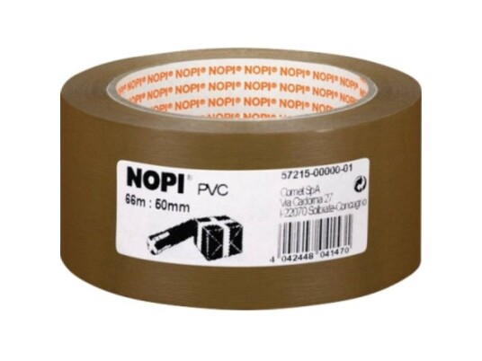 Tesa Nopi Pack Pvc Preget 66M 50Mm Brun