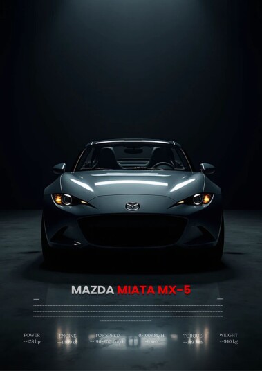 Plakat Mazda Miata MX 5