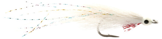 Guideline Leftys Deciever, streamer fluefiske 4 White Guideline Leftys Deciever, streamer fluefiske 4 White