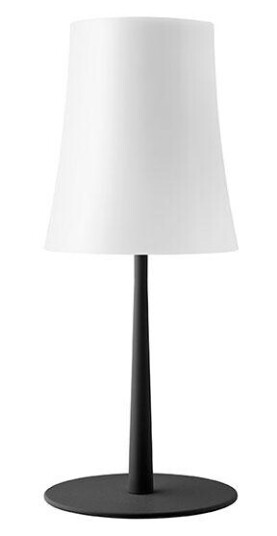 Foscarini BIRDIE EASY Bordlampe Svart & Opal