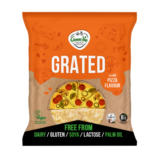 Greenvie Revet Ost Med Pizzasmak 150gr Greenvie Revet Ost Med Pizzasmak 150gr