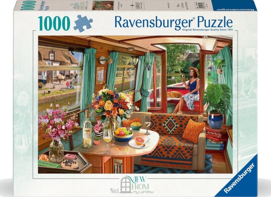 Ravensburger The View From My Window No.1 Canal 1000P Multi/patterned ONE SIZE Ravensburger The View From My Window No.1 Canal 1000P Multi/patterned ONE SIZE