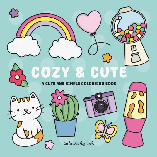 ColoursbyCPH Cozy & Cute Fargeleggingsbok