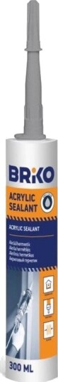 Briko Akrylfugemasse Grå 300ml