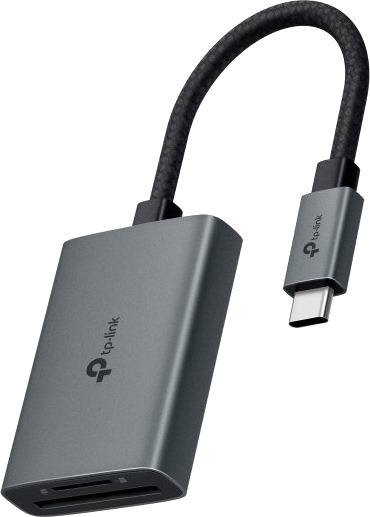 Tp-Link UA430C USB-C Minnekortleser - Grå, 3.2 Gen 1 Tp-Link UA430C USB-C Minnekortleser - Grå, 3.2 Gen 1