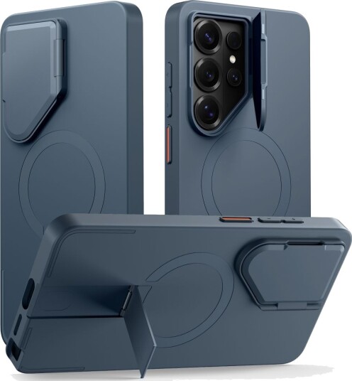 Tech-Protect Kevlar Aura Mobildeksel for Samsung Galaxy S26 Ultra MagSafe Marineblå