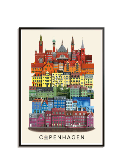 Martin Schwartz Copenhagen 2021 Standards Poster - Nude - 50X70CM