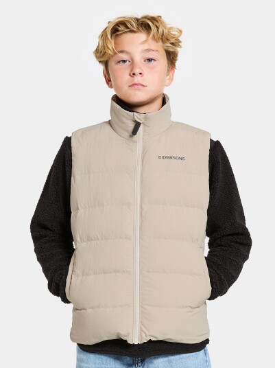 Didriksons Kilo Vest Clay Beige 150
