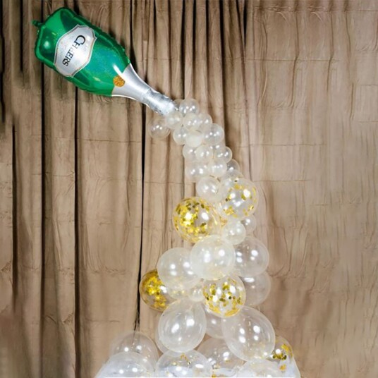 Ballongkungen AB Ballongbue Kit Champagneflaske