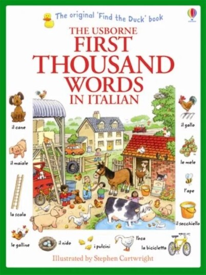 First Thousand Words In Italian Av Heather Amery