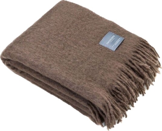 Mohair Pledd 130x170 cm Mocca