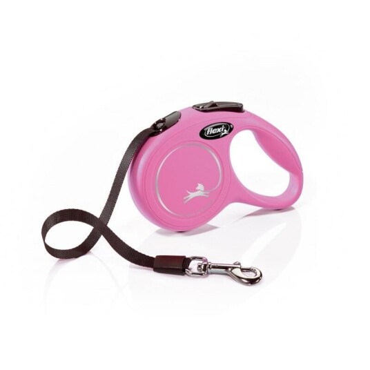 Flexi New Classic Hundebånd Rosa 5m Medium - Maks 25kg Flexi New Classic Hundebånd Rosa 5m Medium - Maks 25kg