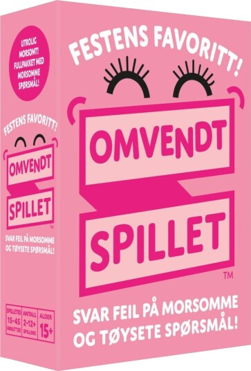 Omvendtspillet Festens Favoritt - Morsomt Barnespill for Hele Familien