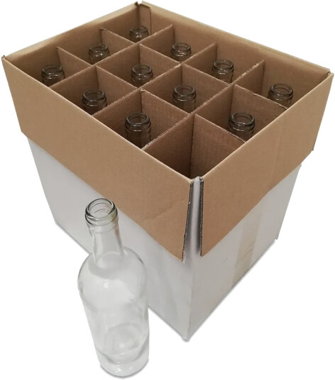 Annet Eske med 12stk vinflasker klare 750 ml