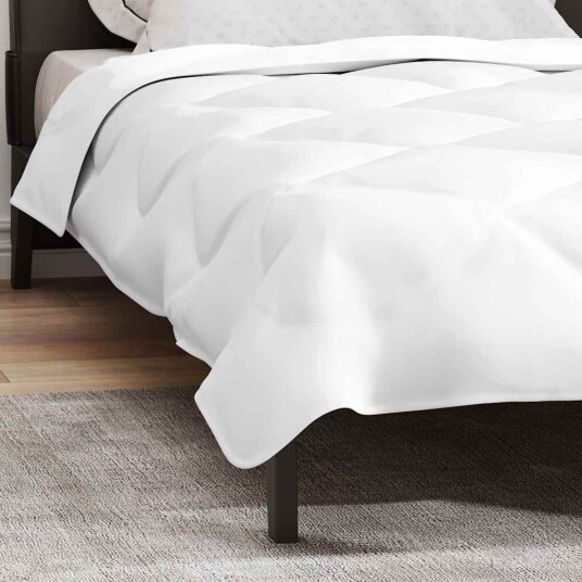 Vidaxl Quilts & Duner Hvit 155 x 200 cm Mikrofiber Vidaxl Quilts & Duner Hvit 155 x 200 cm Mikrofiber