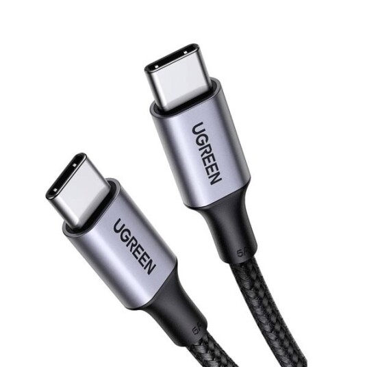 Ugreen 100W USB-C til USB-C Kabel 1.83m med Power Delivery - Svart Ugreen 100W USB-C til USB-C Kabel 1.83m med Power Delivery - Svart
