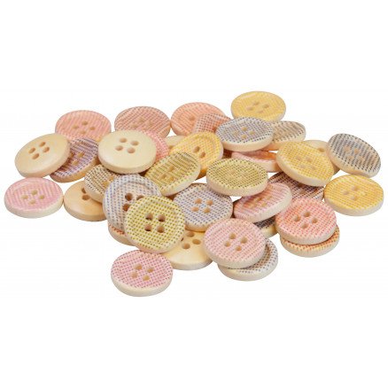 Infinity Hearts Knapper Tre prikker Ass farger 15mm 100 stk Infinity Hearts Knapper Tre prikker Ass farger 15mm 100 stk