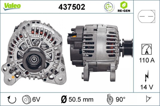 Dynamo VALEO 437502 Dynamo VALEO 437502