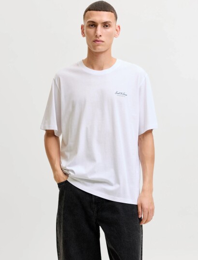 Jack & Jones Jjearchive Graphic Tee Ss O Neck 3Pk Mp White S