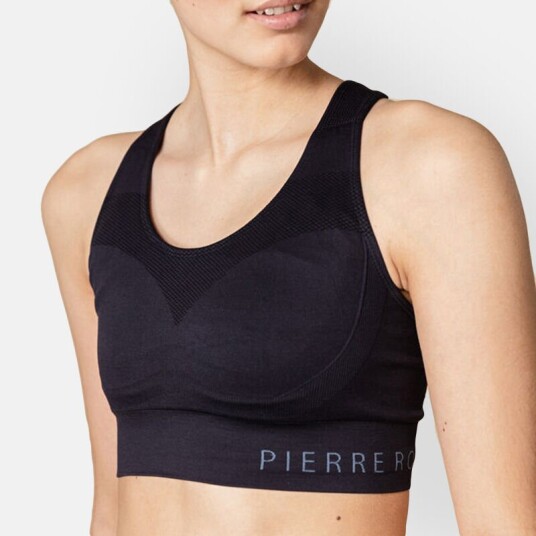 Pierre Robert Sports-bh medium Support - blåck - XL XL Pierre Robert Sports-bh medium Support - blåck - XL XL