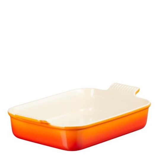 Le Creuset   Heritage rektangulær ildfast form 26x19 cm volcanic