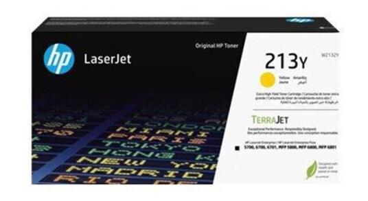 HP 213Y / W2132Y - Yellow Toner - Extra High Yield - Laser toner Yellow HP 213Y / W2132Y - Yellow Toner - Extra High Yield - Laser toner Yellow