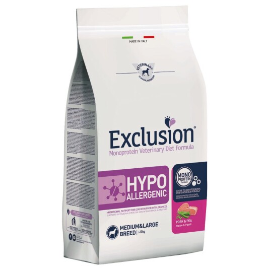 Exclusion Diet Hypoallergenic Svin & Erter 12 kg