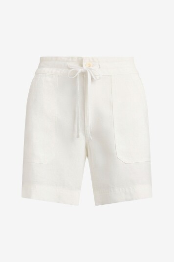Lauren Ralph Lauren Shorts i lin Classic Hvit
