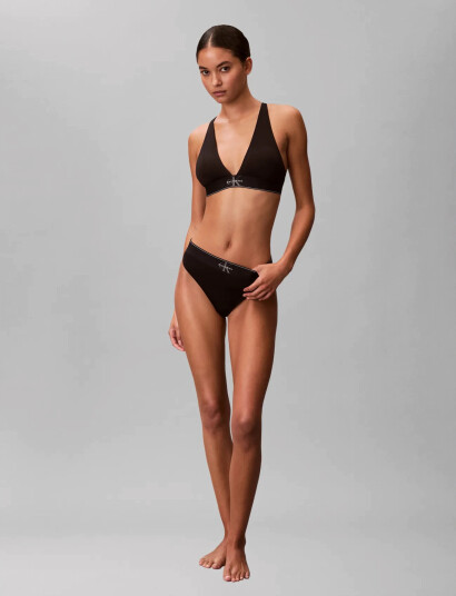 Calvin Klein Lightly Lined Triangle Black L Calvin Klein Lightly Lined Triangle Black L