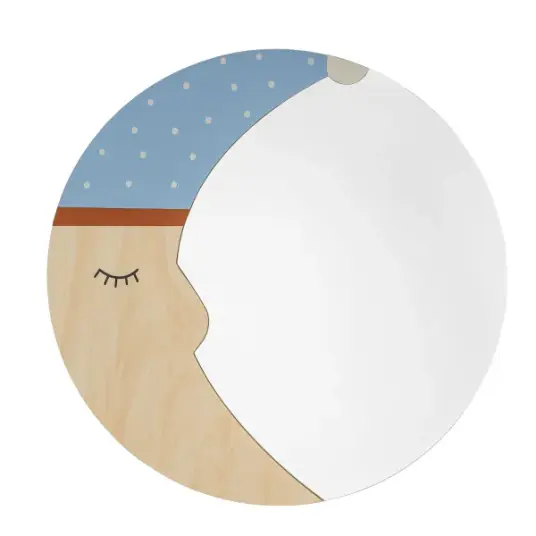 Bloomingville Moony speil Ø40 cm Nature moon Bloomingville Moony speil Ø40 cm Nature moon