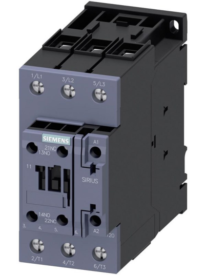 Siemens Contactor.22kw 1no+1nc 230vac 50/60hz 3rt2036-1al20 (4011209939769)