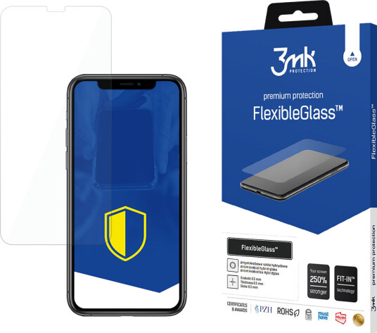 3Mk Hybrid Skjermbeskytter til iPhone 11 Pro Max med Antimikrobielt Belegg