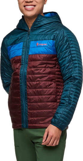 Cotopaxi Men's Capa Insulated Hooded Jacket Abyss And Chestnut S Cotopaxi Men's Capa Insulated Hooded Jacket Abyss And Chestnut S