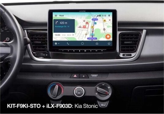 Alpine 9" Monteringssæt Kia Stonic 2017 >